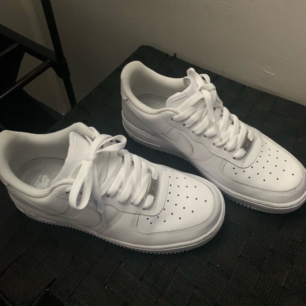 Air Forces, lightly worn. Selling because they are too big